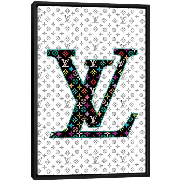 LV Fashion IV - Black Framed Canvas