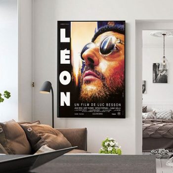 Leon The Professional 1994 Vintage Original Movie Poster Film Print Canvas Wall Art Decor