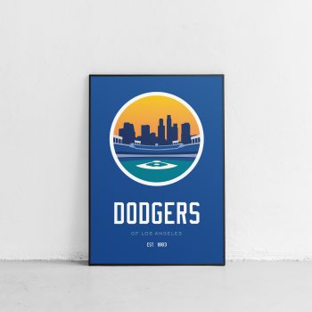 Los Angeles Dodgers Canvas Poster Print - Wall Art Decor