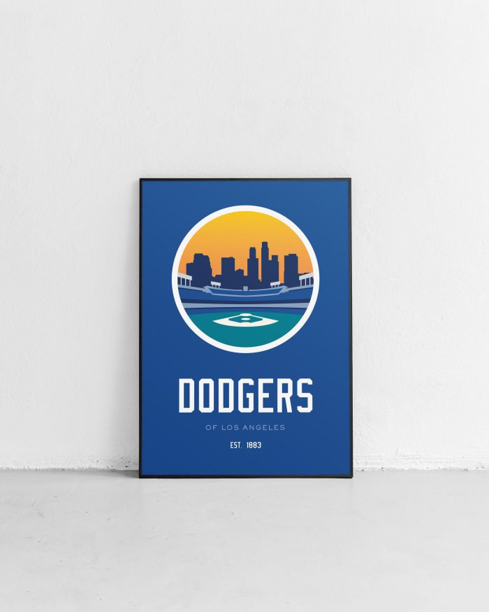 Los Angeles Dodgers Canvas Poster Print - Wall Art Decor