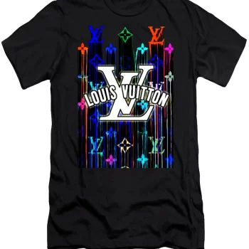 Louis Vuitton Colorful Black Luxury Brand Unisex T-Shirt Kid T-Shirt LTS021