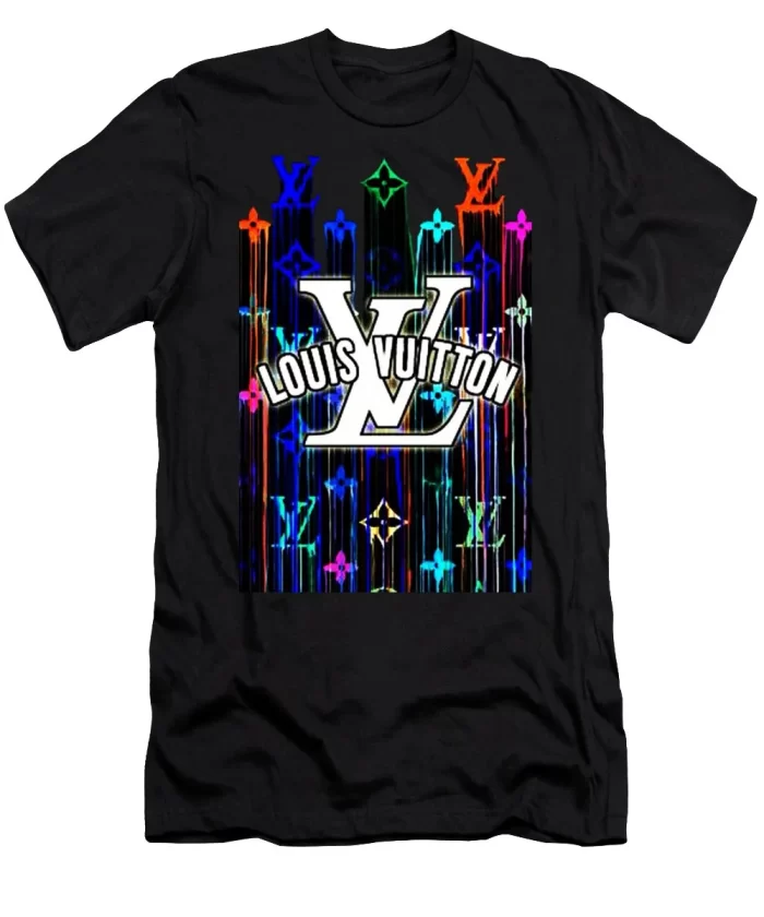 Louis Vuitton Colorful Black Luxury Brand Unisex T-Shirt Kid T-Shirt LTS021