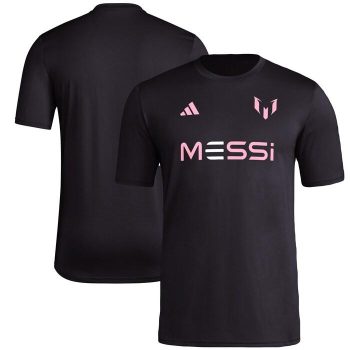 Messi x adidas Wordmark T-Shirt - Black