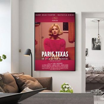 Paris Texas Movie Poster Print Canvas Wall Art Decor