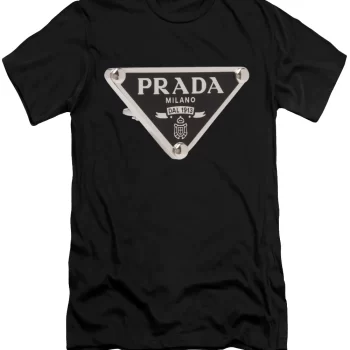 Prada Black Luxury Brand Unisex T-Shirt Kid T-Shirt LTS027