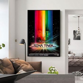 Star Trek 1979 Sci Fi Adventure Movie Film Poster Print Canvas Wall Art Decor