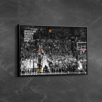 Stephen Curry Game Winner vs OKC Poster Golden State Warriors Canvas Buzzer Beat Basketball Player Canvas Print Sports Wall Art
