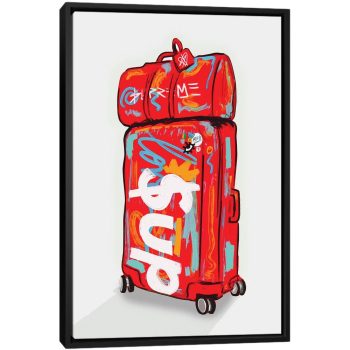 Supreme Luggage II - Black Framed Canvas