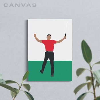 Tiger Woods Golf Canvas Poster Print Wall Art Decor