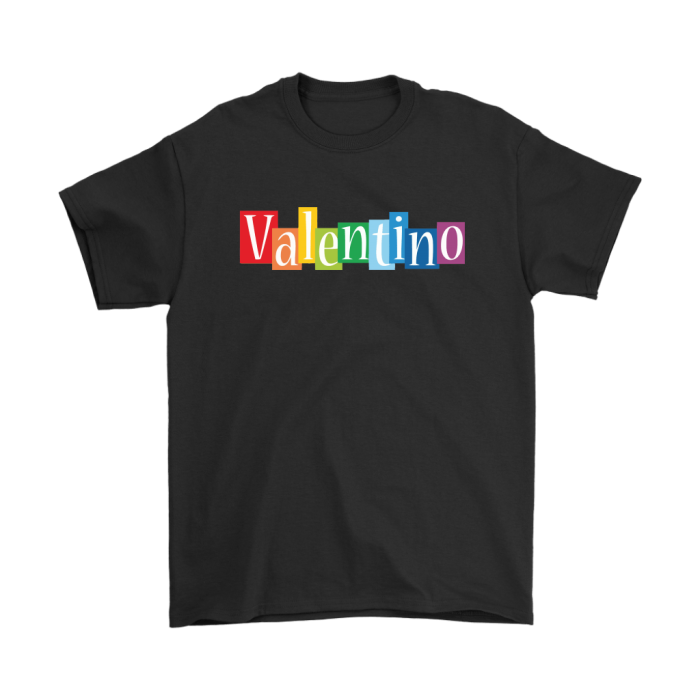 Valentino Logo Rainbow Unisex T-Shirt Kid Tshirt LTS156