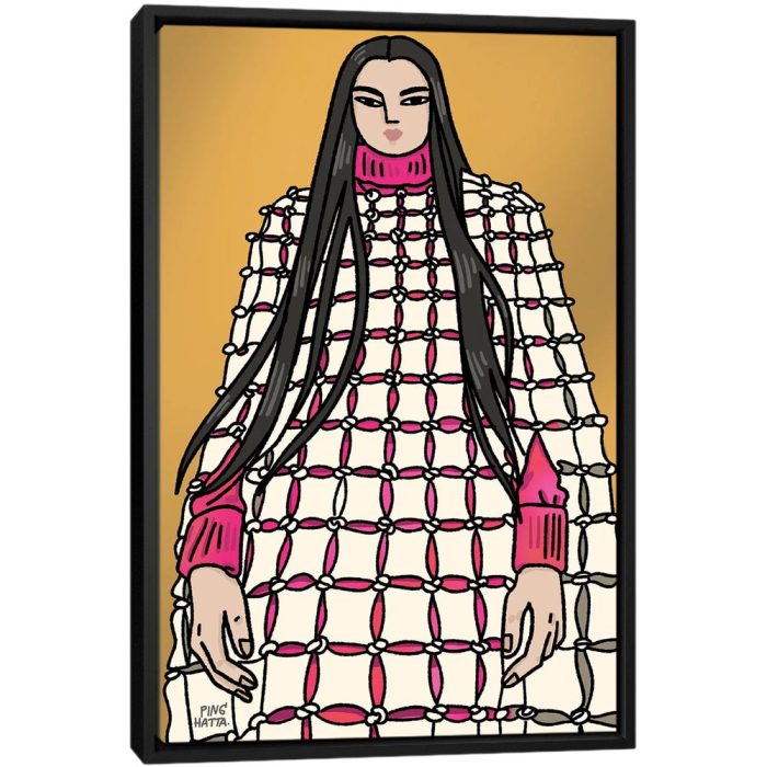 Valentino Spring 2020 I - Black Framed Canvas