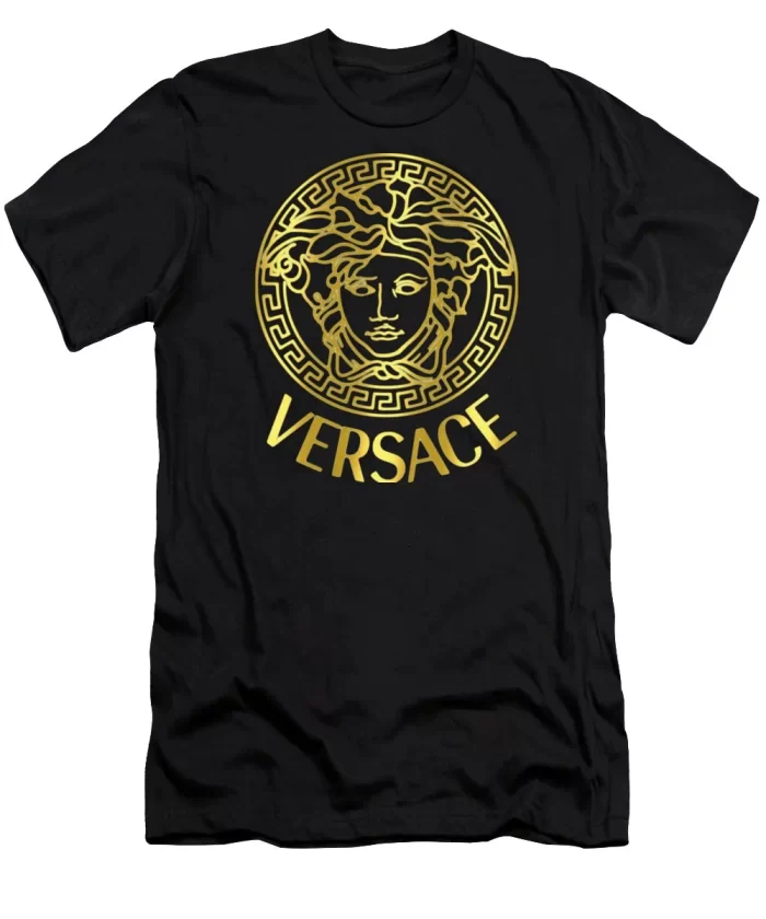 Versace Golden Medusa Black Luxury Brand Unisex T-Shirt Kid T-Shirt LTS020