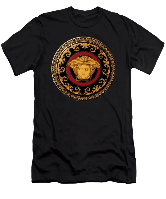 Versace Medusa Black Luxury Brand Unisex T-Shirt Kid T-Shirt LTS006