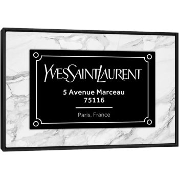 YSL Paris - Black Framed Canvas