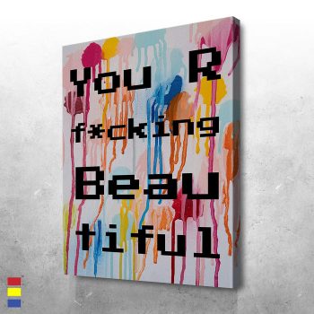 Beautifully Extravagant the World of Luxury Art and Vivid Colors. Canvas Poster Print Wall Art Decor