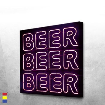 Beer Beer Beer Playful Kids' Design Inspiration With Warm Colors And Positive Messages Canvas Poster Print Wall Art Decor