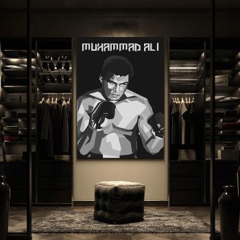 Boxing Ali Fighter Canvas Poster Prints - Wall Art Decor For Fan M1633