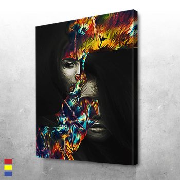 Choices Choices the Beauty of Diverse Art Styles with Melting Waves Canvas Poster Print Wall Art Decor