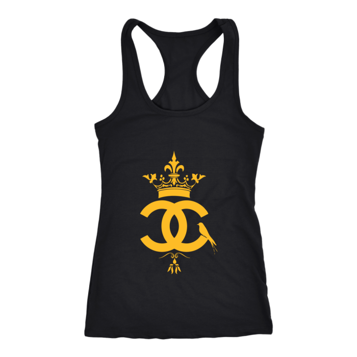 Coco Chanel Logo Premium Women Racerback Tank Top