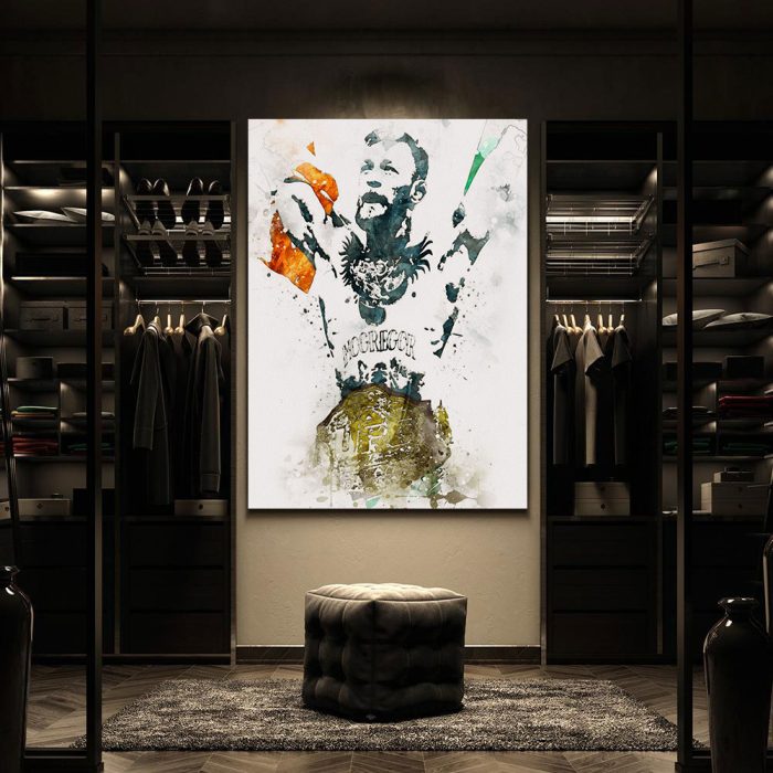 Conor Mcgregor Canvas Poster Prints - Wall Art Decor For Fan M17