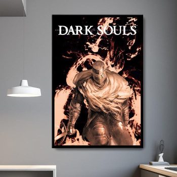 Dark Souls Canvas Framed Poster Print Wall Decor