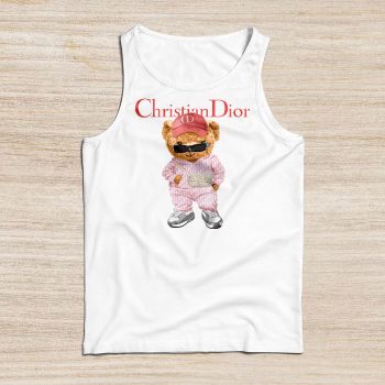 Dior Logo Luxury Teddy Bear Unisex Tank Top TTTB2516