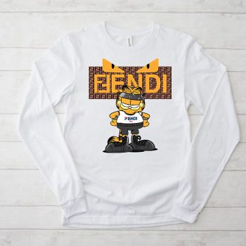 Fendi Roma Diabolic Eyes Garfield Unisex & Kid Long Sleeve Tee LTB2544