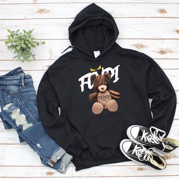 Fendi Roma Teddy Bear Unisex Pullover Hoodie HTB2545