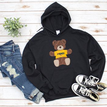 Fendi Roma Teddy Bear Unisex Pullover Hoodie HTB2548