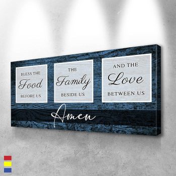 Food Family Love Blessing Canvas Poster Print Wall Art Decor Wall Art Home Room Decor