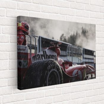 Formula 1 Canvas F1 Poster F1 Iconic Wall Art F1 Print Racing Car Red Team Wall Art