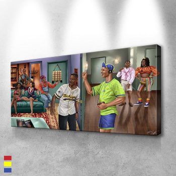 Fresh Martin the Unique Style Fusing Pop Culture and Black History Canvas Poster Print Wall Art Decor