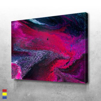 Galaxy Vibes Capturing the Explosive Colors in Art Canvas Poster Print Wall Art Decor