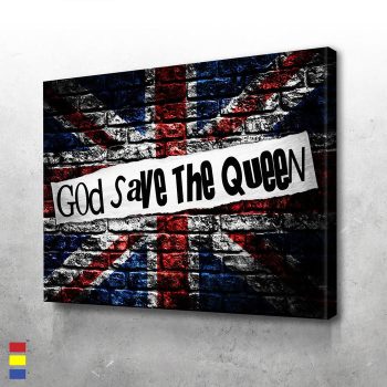God Save The Queen the Artistry of the Queen's Guard Canvas Poster Print Wall Art Decor