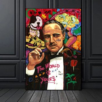 GodFather Canvas Poster Print Wall Art Decor