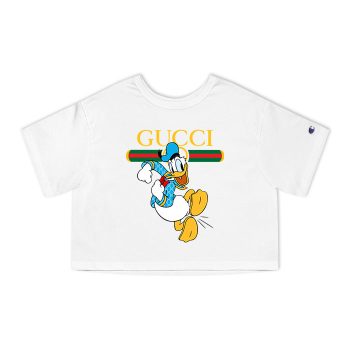Gucci Donald Duck Champion Women Cropped T-Shirt CTB2331