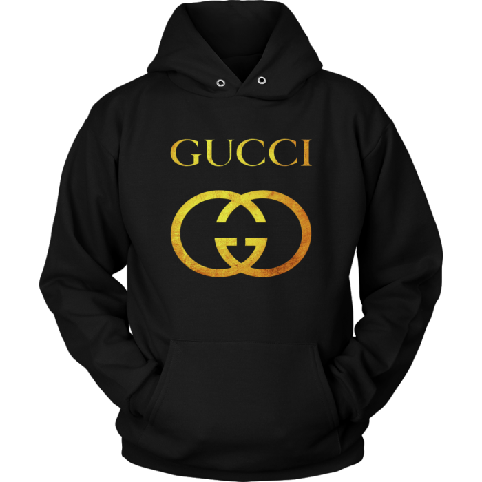 Gucci Gold Logo Unisex Hoodie