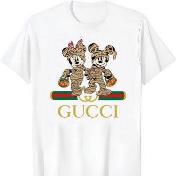 Gucci Mickey Mouse And Minnie Mouse Couple Halloween Unisex T-Shirt NTB2592