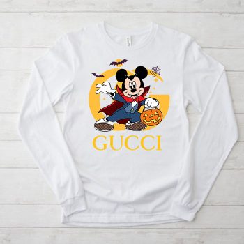 Gucci Mickey Mouse Halloween Unisex & Kid Long Sleeve Tee TBL012