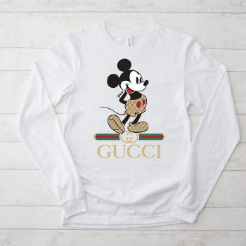 Gucci Mickey Mouse Unisex & Kid Long Sleeve Tee TBL033