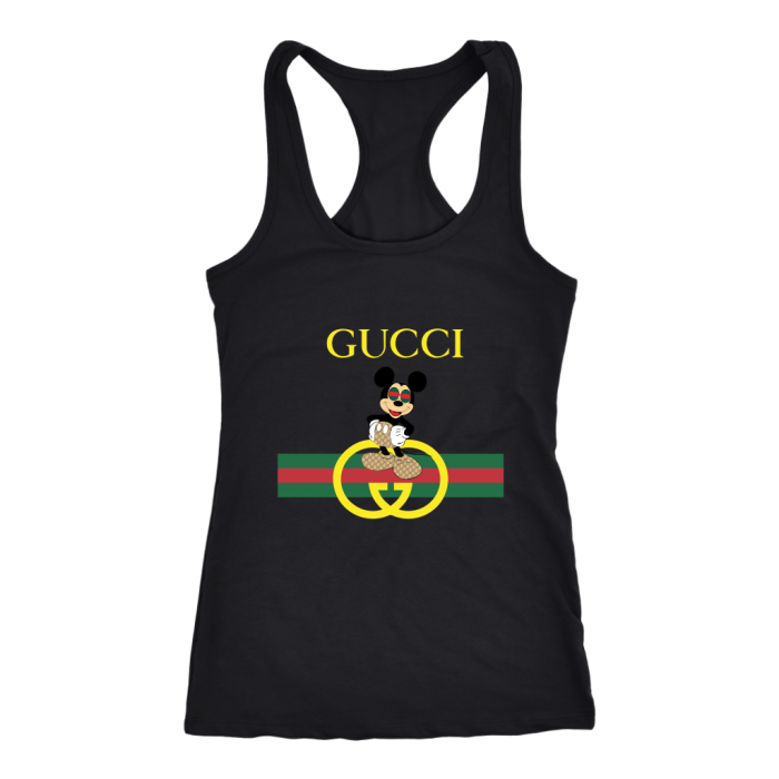 Gucci Mickey Mouse  Women Racerback Tank Top