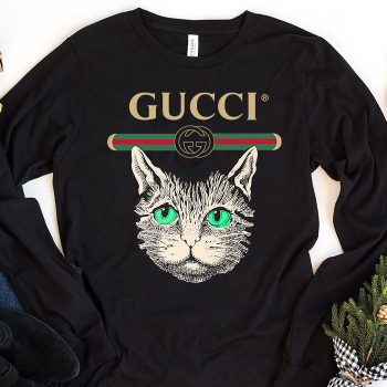 Gucci Mystic Cat Embellished Unisex & Kid Long Sleeve Tee TBL055