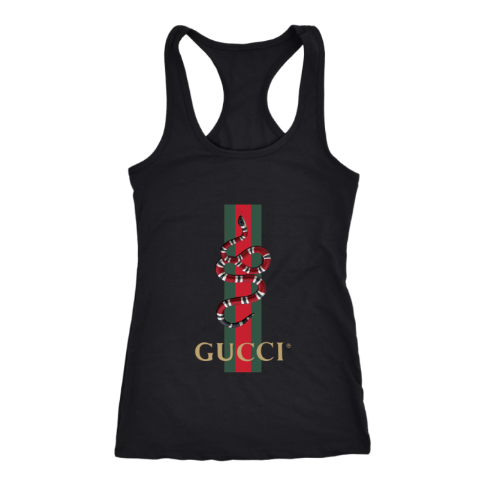 Gucci Snake Logo Women Racerback Tank Top