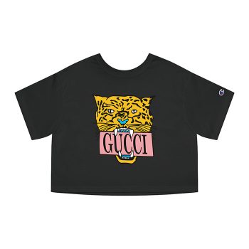 Gucci Tiger Champion Women Heritage Cropped T-Shirt CTB084