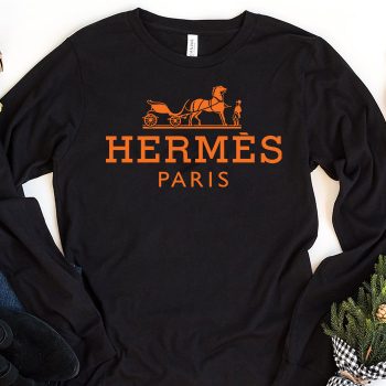 Hermes Paris Horse Original Logo Kid Tee Unisex Longsleeve Tee LTB2923