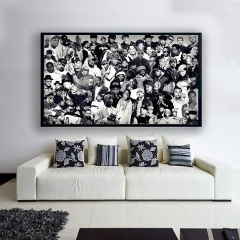Hip Hop Legend Canvas Legend Rappers Print Eminem 2pac Snoop Dogg 50 Cent Ice Cube Poster Wall Art Rappers Canvas Rappers Poster
