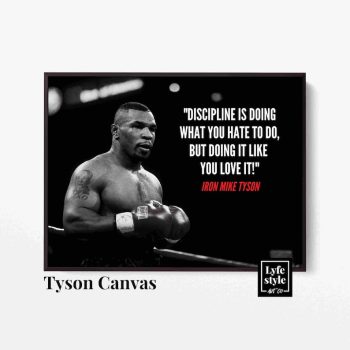 Iron Mike Tyson Canvas Boxing Sport Canvas Sport Quote Knockout Tyson Quote Ufc