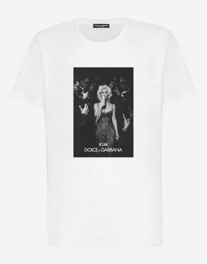 Kim Kardashian Singing Printed Dolce & Gabbana Tee Unisex T-Shirt FTS518