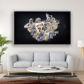 Kobe Collage Wall Art Kobe Bryant Atwork Poster Art Kobe Bryant Canvas Wall Art NBA Basketball Legend Canvas Wall Art