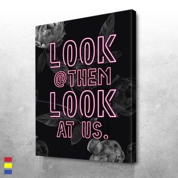 LOOK AT US Besties Unleash Creativity in a Real Poem Canvas Poster Print Wall Art Decor